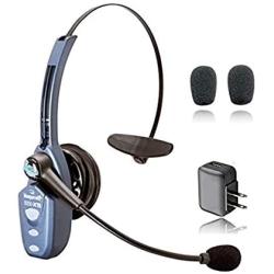 VXI BlueParrott B250-XTS Headset Bundle with Extra Cushions and Wall Charger Compatible with Zebra Terminal WT41N0, TC8000, TC7x, TC55, MC9500, VC70N0