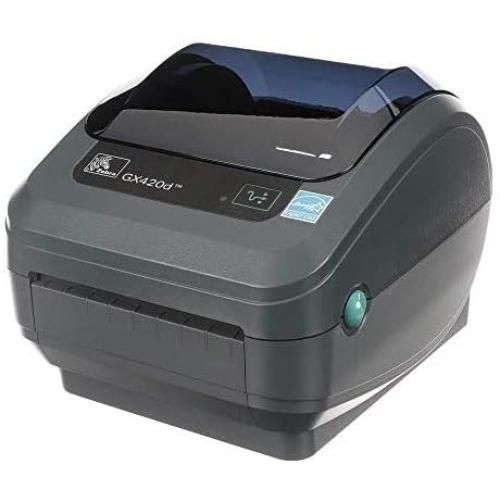 Zebra GX420D Thermal Label Barcode Printer GX42-202410-000 (Renewed)