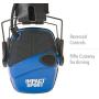 Howard Leight by Honeywell Impact Sport Sound Amplification Electronic Shooting Earmuff, Real Blue