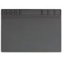 Soldering Mat Heat Resistant 932°F Magnetic Silicone Electronic Repair Mat for Cellphone, Laptop, Computer, Heat Insulation Pad for Soldering Iron Station15.9” x 12” (Grey)