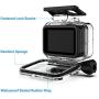 Kupton Waterproof Housing Case Compatible with GoPro HERO9 Black, 60M/196FT Underwater Protective Diving Case Shell with Bracket Mount Accessories Compatible with Hero 9 New Hero 2020