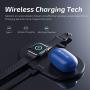 ENACFIRE E60 Wireless Earbuds Bluetooth 5.0 Earbuds AptX Deep Bass CVC Noise Cancellation IPX8 Waterproof Sport Wireless Headphones 48H Playtime with 
