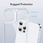 ESR Air Armor Series Case Compatible with iPhone 12 Pro Max 6.7-Inch [Shock Absorbing and Scratch Resistant] [Military Grade Protection] [Hard Back with Flexible Frame] - Frosted Frame