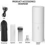Computer Vacuum Cleaner Air Duster 2-in-1, Cordless Mini Keyboard Vacuum,Handheld Car Vacuum Dust Kit Portable Rechargeable Laptop Cleaner,for Cleaning Dust,Hair,Crumbs,Laptop,Car,Pet House