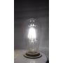 DC 12 Volt Cool White 6000k 6 Watt LED Filament ST64 Light Bulb E26 E27 Medium Base Lamp Low Voltage Marine Boat Solar Theatrical Production Stage Prop Retro Edison 12V Battery Lighting