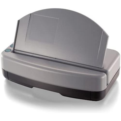Officemate Heavy-Duty 3-Hole Electric Eco-Punch, 30 Sheet Capacity, Black/Gray/Green (90110)