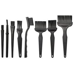 Hugesavings 8 in 1 Anti Static Brushes, Portable Plastic Handle Nylon Cleaning Keyboard Brush Kit for Computer and Small Spaces