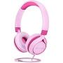 Kids Headphones Girls, Mpow CHE1 Wired Headphones for Kids Teens Children with Volume Limit 94dB, Foldable Adjustable On Ear Headphones for School, Travel, Compatible with Cellphones, Tablets, PC