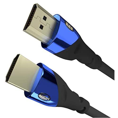 Monster Ultra High-Speed 8K Cobalt HDMI 2.1 4ft Cable at 48 Gbps for Apple TV, Roku, Samsung, QLED, Sony, LG, Playstation, PS5, PS4 and Xbox