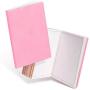 CZUR Drawing or Writing Journal Notebook, PU Leather Peach Velvet Cover,Work with CZUR APP’s OCR (Soft Pink)