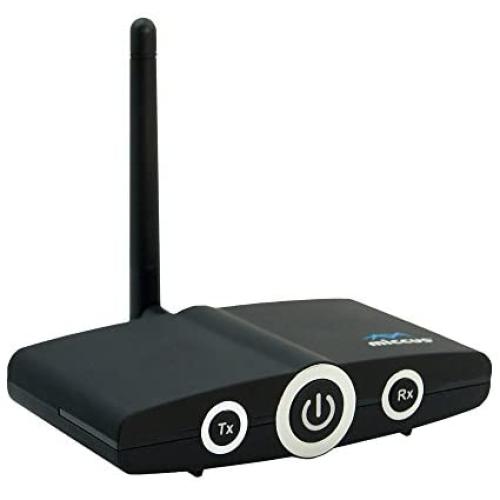 Miccus 160ft LONG RANGE Bluetooth Transmitter or Receiver, Adapter to add wireless audio to Stereo Sound System Speakers Amplifier PC Phone Mac Desktop Extender, 3.5mm AUX RCA(Home RTX -2 Yr Warranty)