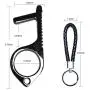 Non-Contact Door Opener– Multifunctional No Touch Door Opener Hand Tool,No Contact Hand Tool,Contact Door Opener -Touch Stylus Keychain Tool Portable Stick For Push The Elevator Button（4PCS）