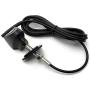 iNewcow Car Front View Logo Embeded Camera for Toyota with CCD Waterproof IP67 Wide Degree (Middle)