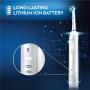 Oral-B 7500 Power Rechargeable Electric Toothbrush with 6 Replacement Brush Heads and Travel Case, White