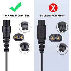 12V Shaver Charger for Remington Shaver PA-1204N F7800 F5-5800 F5790 F7790 R5150 R6130 R-6150 R7150 MS5120 MS3-2700 MS2-390 R9100 Replacement Power Charging Cord Parts for Remington R9170 RS-8986