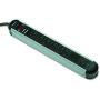 Fellowes 7-Outlet Metal Surge Protector, 6 Foot Cord, 1,250 Joules (99081),Silver
