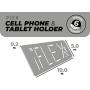 iFLEX Cell Phone Stand and Tablet Stand for Air Travel, Work and Home – Flexible Phone Holder is The Perfect iPhone Stand and Holds Any Mobile Device – Non-Slip Grip, Strong and Durable