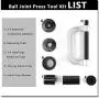 Heavy Duty Ball Joint Press & U Joint Removal Tool Kit with 4wd Adapters, for Most 2WD and 4WD Cars and Light Trucks (BK) Heavy Duty Ball Joint Press & U Joint Removal Tool Kit with 4wd Adapters, for Most 2WD and 4WD Cars and Light Trucks (BK)