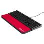 Fat Wrist Pad 17 is a 4 X 17 X 0.75 Inch Wrist Rest for Standard Keyboards and Full Length Mechanical Keyboards (Pink)