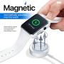 Wireless Charger Compatible with Watch Series 6, 5, 4, 3, 2, 1 – Magnetic Charging Cable – Fast Charging Portable Charger – Long Cord (1)