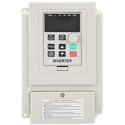 4.4 kW VFD Drive Inverter, 220V AC Single-Phase Variable Frequency Drive Inverter, Walfront VFD Speed Controller Inverter for 3-Phase Motor