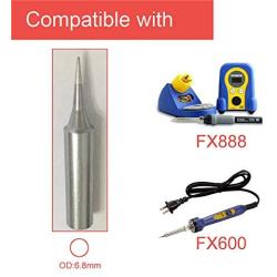 SolderFun T18 Soldering Tips For HAKKO FX-888D FX-888 FX-8801 FX-600 (10 pcs tip set)