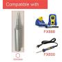 SolderFun T18 Soldering Tips For HAKKO FX-888D FX-888 FX-8801 FX-600 (10 pcs tip set)