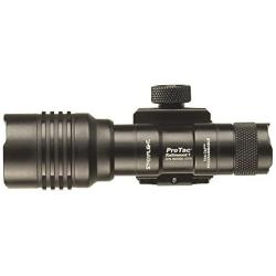 Streamlight 88058 ProTac Rail Mount 1 350 Lumen Professional Tactical Flashlight with High/Low/Strobe use 1x CR123A, 1x AA or 1x AA Li-iON Batteries - 350 Lumens , Black , 1L