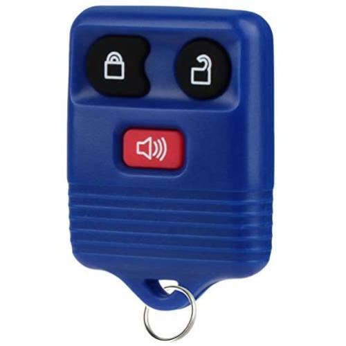 Key Fob fits 1998-2016 Ford Lincoln Mercury Mazda Keyless Entry Remote (Blue)
