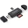 COCOCKA Micro SD Card Reader, 3-in-1 USB 2.0 Memory Card Reader OTG Adapter for PC/Laptop/Smart Phones/Tablets