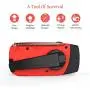 [Upgraded Version] RunningSnail Emergency Hand Crank Self Powered AM/FM NOAA Solar Weather Radio with LED Flashlight, 1000mAh Power Bank for iPhone/Smart Phone