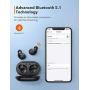 True Wireless Earbuds Active Noise Cancelling TaoTronics SoundLiberty 94 4 Mic ANC Ear Buds Bluetooth 5.1 Earphones USB-C Charging 32h Playtime Touch Control Deep Bass for Sport