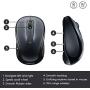 Logitech M325 Wireless Mouse Dark Silver