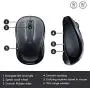 Logitech M325 Wireless Mouse Dark Silver