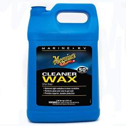 Meguiars M5001 Marine/RV One Step Cleaner Wax, 1 gallon