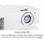 Optoma UHD30 True 4K UHD Gaming Projector | 16ms Response Time with Enhanced Gaming Mode | Lowest Input Lag on 4K Projector | 240Hz Refresh Rate | HDR10 & HLG