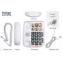 SMPL Hands-Free Dial Photo Memory Corded Phone # 56010, One-Touch 6 Photo Buttons, Amplification of Incoming Calls, Big Button Keypad, High-End Durable ABS Plastic and Button Construction