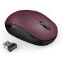 seenda Wireless Mouse, 2.4G Noiseless Mouse with USB Receiver Portable Computer Mice for PC, Tablet, Laptop - Red&Black