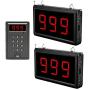 Wireless Calling System Restaurant Pager System Take A Number Display Number Calling System Queue Management Loud Speakers System 2 3-Digit Display Voice Call Host 1 Number Caller Pagers Hospital