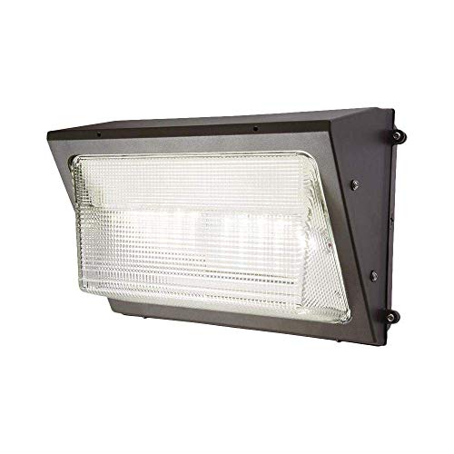 Bronze Outdoor Integrated LED Wall Pack and Area Security Light