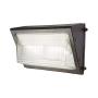 Bronze Outdoor Integrated LED Wall Pack and Area Security Light