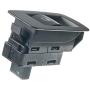 Front Passenger Side Power Window Switch for BMW E90 E91 E70 E71 M3 X5 X6 323i 325i 328i 330i 335i(Black)