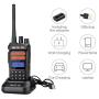 Retevis RT76P Rechargeable Walkie Talkies for Adults,Long Range Rugged Two Way Radio, 30 Channels VOX Radio,for Outdoor Camping Hunting(3 Pack)