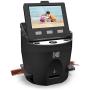 KODAK SCANZA Digital Film & Slide Scanner - Converts 35mm, 126, 110, Super 8 & 8mm Film Negatives & Slides to JPEG - Includes Large Tilt-Up 3.5'' LCD, Easy-Load Film Inserts, Adapters & More