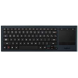 Logitech K830 Illuminated Living-Room Keyboard with Built-in Touchpad – Easy-access Media Keys and Shortcut Keys for Windows or Android