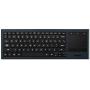 Logitech K830 Illuminated Living-Room Keyboard with Built-in Touchpad – Easy-access Media Keys and Shortcut Keys for Windows or Android