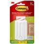 Command Wire-Back Hangers, Indoor Use, 3 hangers, 6 strips, Decorate Damage-Free (17043-ES)