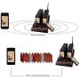 CallToU 20 Restaurant Pager Buzzers Guest Waiting Pager + 1 Keypad Caller Wireless Paging System Calling System for Church Food Truck Coffee Shop Clinic Nursery