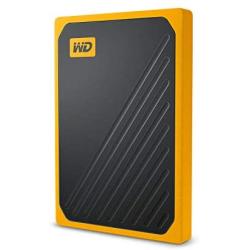 WD 500GB My Passport Go SSD Amber Portable External Storage, USB 3.0 - WDBMCG5000AYT-WESN