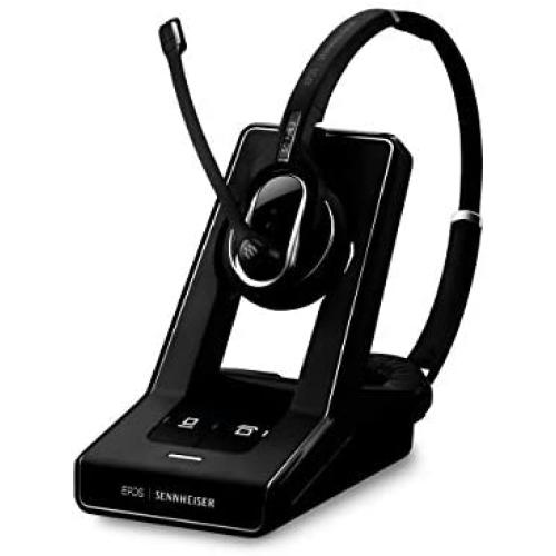 Sennheiser Enterprise Solution SD Pro2 ML Double-Sided Multi Connectivity Wireless Headset for Desk Phone & Skype for Business Ultra Noise-Cancelling Microphone, Black